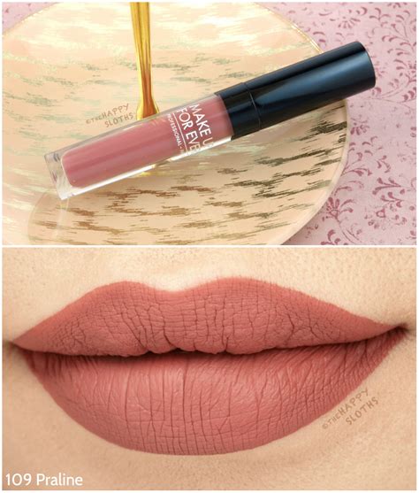 makeup forever 109 liquid lipstick.